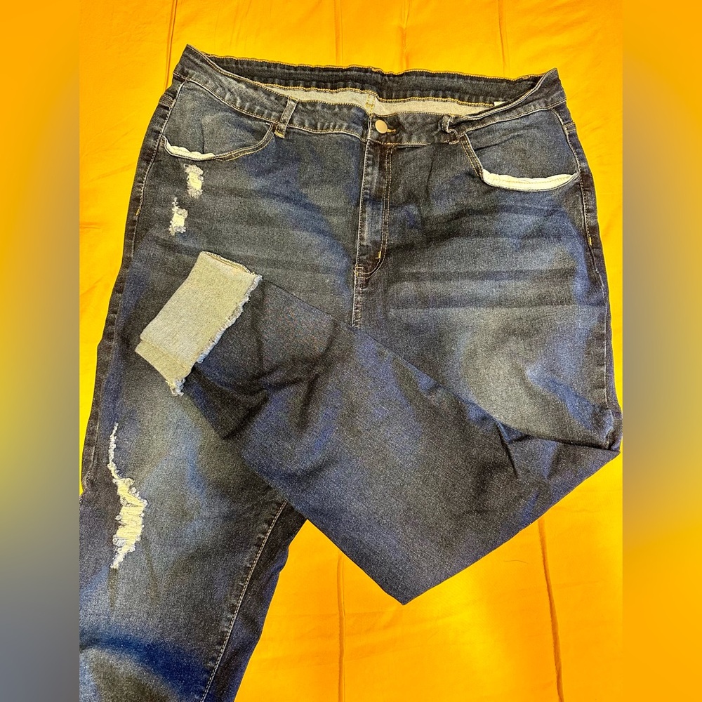 Dark Wash Stretch Jeans